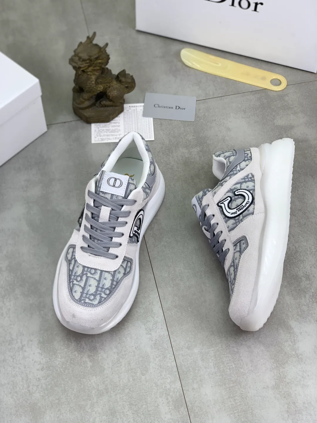 Men's Men's Shoes💰P440💰[New Style]🆘[Dior] 2025 Dior Original Lace-up Low-top Men's Shoes Classic casual shoes 🔥This model is the official classic model, with high quality and made by famous original designers. It is made of high-quality cowhide with original materials➕comfortable and breathable mesh lining➕pigskin insole. The perfect last shape and generous and fashionable design have attracted many consumers and are suitable for drivers to drive🚗. What you want is the highest quality in the market. Color: multi-color. Code number: 38--44 (45 customized)